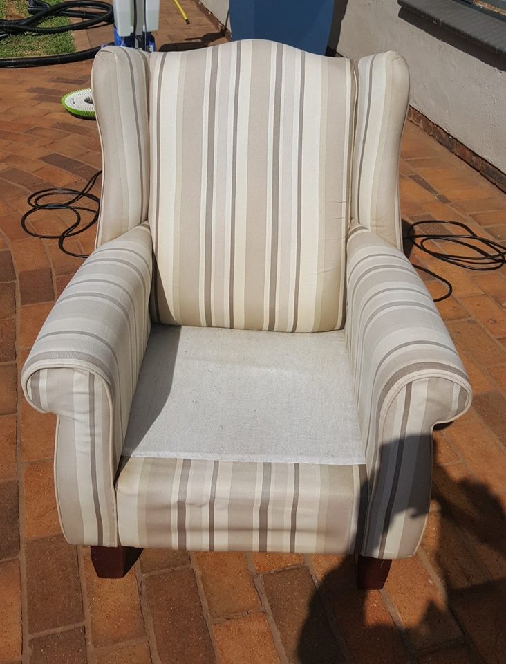 Wing back Chair Cleaning