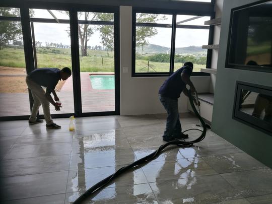 Tile deep clean