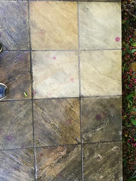 Patio Tile deep cleaning