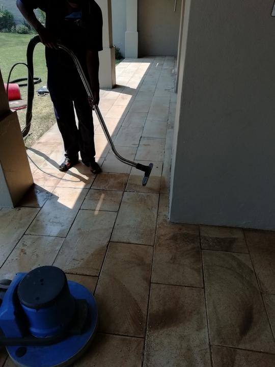 Tile deep cleaning