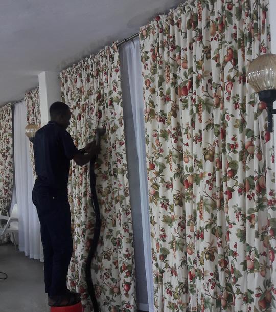 Curtain cleaning